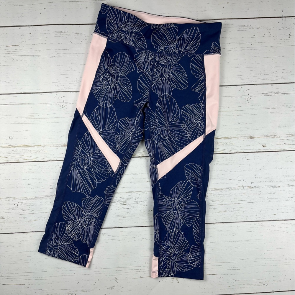 Calvin Klein Performance Wick Colorblock Leggings L